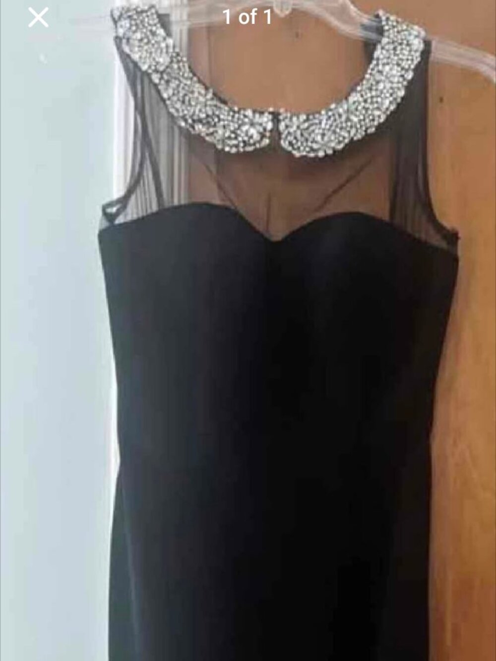 Sherri Hill Size 2 Black Bodycon Cocktail Dress - Never Worn